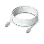 Ubiquiti UACC-Cable-Patch-EL-15M-W Netzwerkkabel Durchscheinend, Weiß Cat6