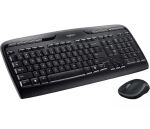 Logitech Wireless Combo MK330 Tastatur Maus enthalten Haus USB QWERTY UK Englisch Schwarz