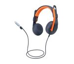 Logitech Zone Learn Kopfhörer Kabelgebunden Kopfband Ausbildung USB Typ-C Blau, Orange