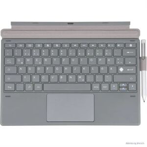 TERRA A123 TASTATUR/DE Tablet-Schutzhülle Frontverkleidung Grau