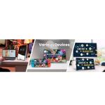 EKLEER 16" Portable LCD Display USB Type-C ink. Travel Pouch