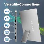 EKLEER 16" Portable LCD Display USB Type-C ink. Travel Pouch