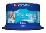 Verbatim CD-R AZO Wide Inkjet Printable no ID 700 MB 52x 50 Stück(e)