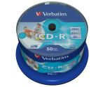 Verbatim CD-R AZO Wide Inkjet Printable no ID 700 MB 52x 50 Stück(e)