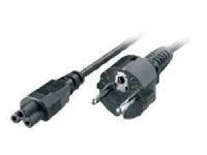 Kabel Netz 3 pol. SchuKo -> Kleeblatt Stecker gerade 0,6m