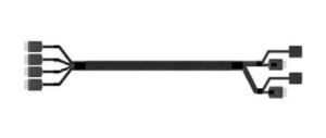 Intel A2U4PSWCXCXK1 Serial Attached SCSI (SAS)-Kabel 0,755 m Schwarz