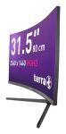 TERRA LCD/LED 3285W HA black CURVED USB-C/HDMI/DP