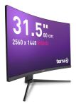 TERRA LCD/LED 3285W HA black CURVED USB-C/HDMI/DP