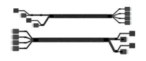 Intel A2U8PSWCXCXK2 Serial Attached SCSI (SAS)-Kabel 0,875 m Schwarz