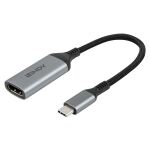 Lindy 43428 Videokabel-Adapter 0,15 m USB Typ-C HDMI Grau