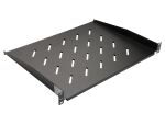 Equip 19"-Festregal, 1 HE, 350 mm, Schwarz