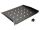 Equip 19"-Festregal, 1 HE, 350 mm, Schwarz