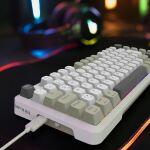 Inca IKG-455 Tastatur Gaming USB + RF Wireless + Bluetooth QWERTY Deutsch Weiß