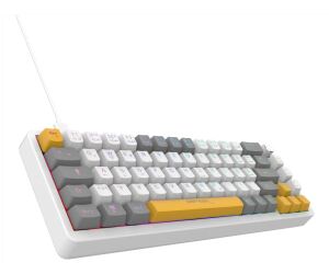 Inca IKG-457 Tastatur Gaming USB QWERTY Deutsch Weiß