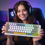 Inca IKG-457 Tastatur Gaming USB QWERTY Deutsch Weiß