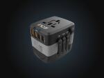Inca IPW-45SA Netzstecker-Adapter Universal Schwarz