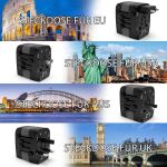Inca IPW-45SA Netzstecker-Adapter Universal Schwarz
