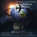 Inca IPW-45SA Netzstecker-Adapter Universal Schwarz