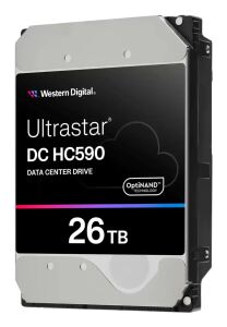 Western Digital DC HC590 Interne Festplatte 26 TB 7200 RPM 3.5" SAS