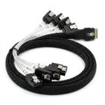 BC Kabel 1x SFF8654 x8 -> 8x SATA (SFF8482) intern 1m...