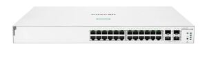 HPE Aruba Networking Instant On 1930 24G Class4 PoE 4SFP/SFP+ 370W Managed L2+ Gigabit Ethernet (10/100/1000) Power over Ethernet (PoE) 1U Weiß