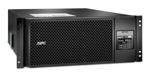 APC Smart-UPS On-Line SRT6KRMXLI – 6kW/VA, 6x C13, 4x C19, festverdrahteter 1-Phasen-Ausgang, Rack-montierbar, eingebettetes NMC