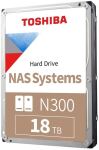 Toshiba 8.9cm (3.5") 18TB SATA3 NAS N300 7200RPM...