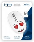 Inca IWM-245RB Maus Gaming Beidhändig RF Wireless Optisch 1200 DPI