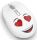 Inca IWM-245RB Maus Gaming Beidhändig RF Wireless Optisch 1200 DPI
