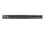 Zyxel 16-Port Gigabit Unmanaged Switch Slimline mit DIP Sele