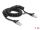 DELOCK RJ50 Spiralkabel Stecker > Stecker 1m schwarz