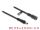 DeLOCK DC Verlängerungskabel 5,5 x 2,5 mm Stecker zu Buchse mit Bajonettverschluss 18 AWG, 2 m schwarz