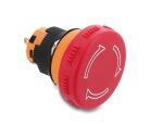 DELOCK Pilzkopf Taster Einbau 16mm 2x Lötanschl. (kurz) 32mm
