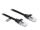 DELOCK RJ50 Spiralkabel Stecker zu Stecker 2 m schwarz