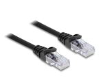 DELOCK RJ50 Spiralkabel Stecker zu Stecker 3 m schwarz