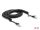 DELOCK RJ50 Spiralkabel Stecker zu Stecker 3 m schwarz