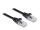 DELOCK RJ50 Spiralkabel Stecker zu Stecker 3 m schwarz