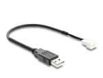 DELOCK Lüfterkabel USB-A 2.0 St > 3Pin Lüfteranschl.-St 20cm