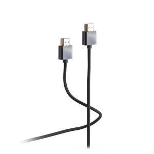 Flexline FL31-15035 HDMI-Kabel 2 m HDMI Typ A (Standard) Schwarz, Grau