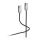 Flexline FL31-16035 HDMI-Kabel 2 m HDMI Typ A (Standard) Schwarz
