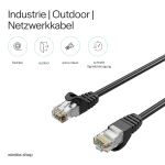 Shiverpeaks RJ45 Patchkabel S/FTP Cat7, PUR, schwarz 1,5m