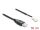 DeLOCK Lüfterkabel USB 2.0 Typ-A Stecker zu 3 Pin (2 Pins belegt) Lüfteranschluss-Stecker 50 cm