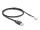 DeLOCK Lüfterkabel USB 2.0 Typ-A Stecker zu 3 Pin (2 Pins belegt) Lüfteranschluss-Stecker 1 m