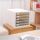 DELI Schubladenbox 5 Schubladen 27,5x34x26cm weiß