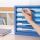 DELI Schubladenbox 5 Schubladen 27,5x34x26cm blau