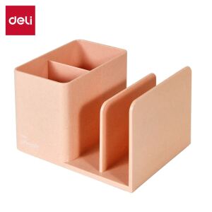 Deli EZ420 Stiftehalter Stroh, Weizen Pink