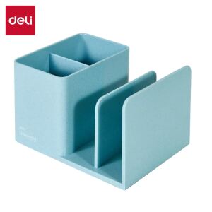 Deli EZ420 Stiftehalter Stroh, Weizen Blau