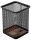 DELI Stifteköcher Mesh eckig 8x8x9,7cm schwarz