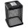 DELI Stifteköcher Mesh eckig 8x8x9,7cm schwarz