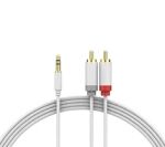 shiverpeaks FL31-34156 Audio-Kabel 1,5 m 3.5mm 2 x RCA Weiß